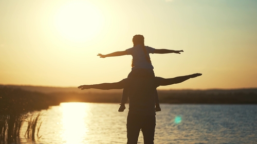 father and daughter